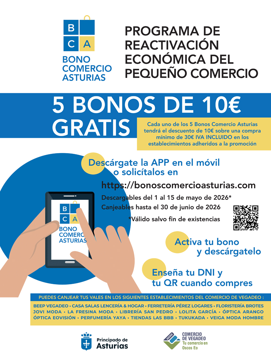 BONOS COMERCIO ASTURIAS 2026