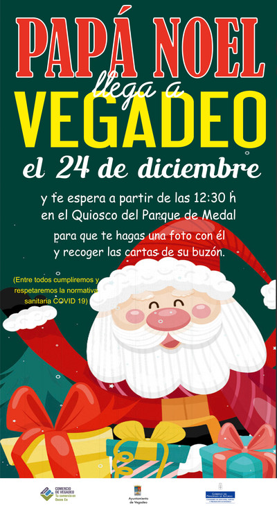 ¡Llega Papá Noel a Vegadeo! 
