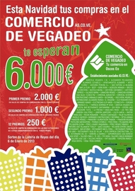 EL COMERCIO DE VEGADEO SORTEA 6.000 EUROS ESTAS NAVIDADES