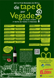 4ª RUTA DE TAPAS Y PINCHOS  DE VEGADEO