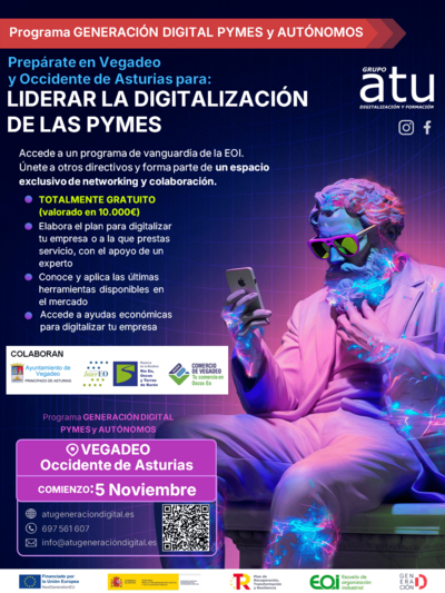 Abierto el plazo para participar en el Programa Generación Digital en Vegadeo