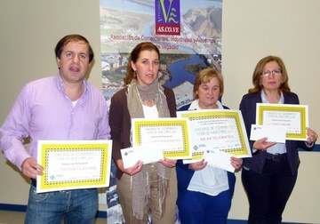 ENTREGA PREMIOS CONCURSO DE ESCAPARATES DE ASCOVE 50ª FERIA DE MUESTRAS DE VEGADEO