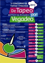 5º Concurso de Tapas y Pinchos "De tapeo por Vegadeo"