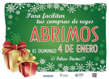 ¡¡ABRIMOS EL DÍA 4 DE ENERO!!