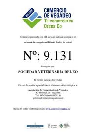 Número premiado sorteo campaña del Día del Padre
