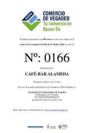 Número premiado en el sorteo de la Campaña del Día de la Madre