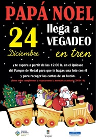 ¡Llega papá Noel al comercio de Vegadeo!
