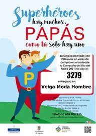 Número premiado en la campaña Día del Padre